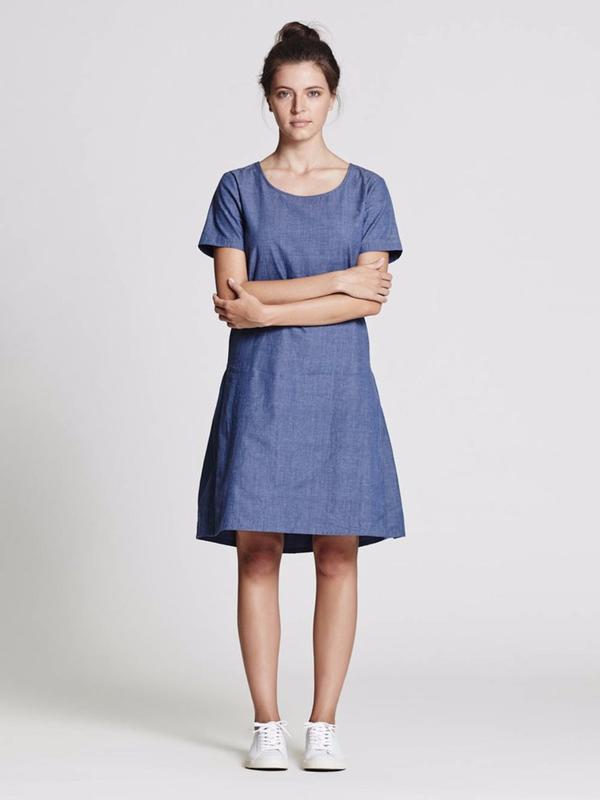 Relaxed Chambray Dress